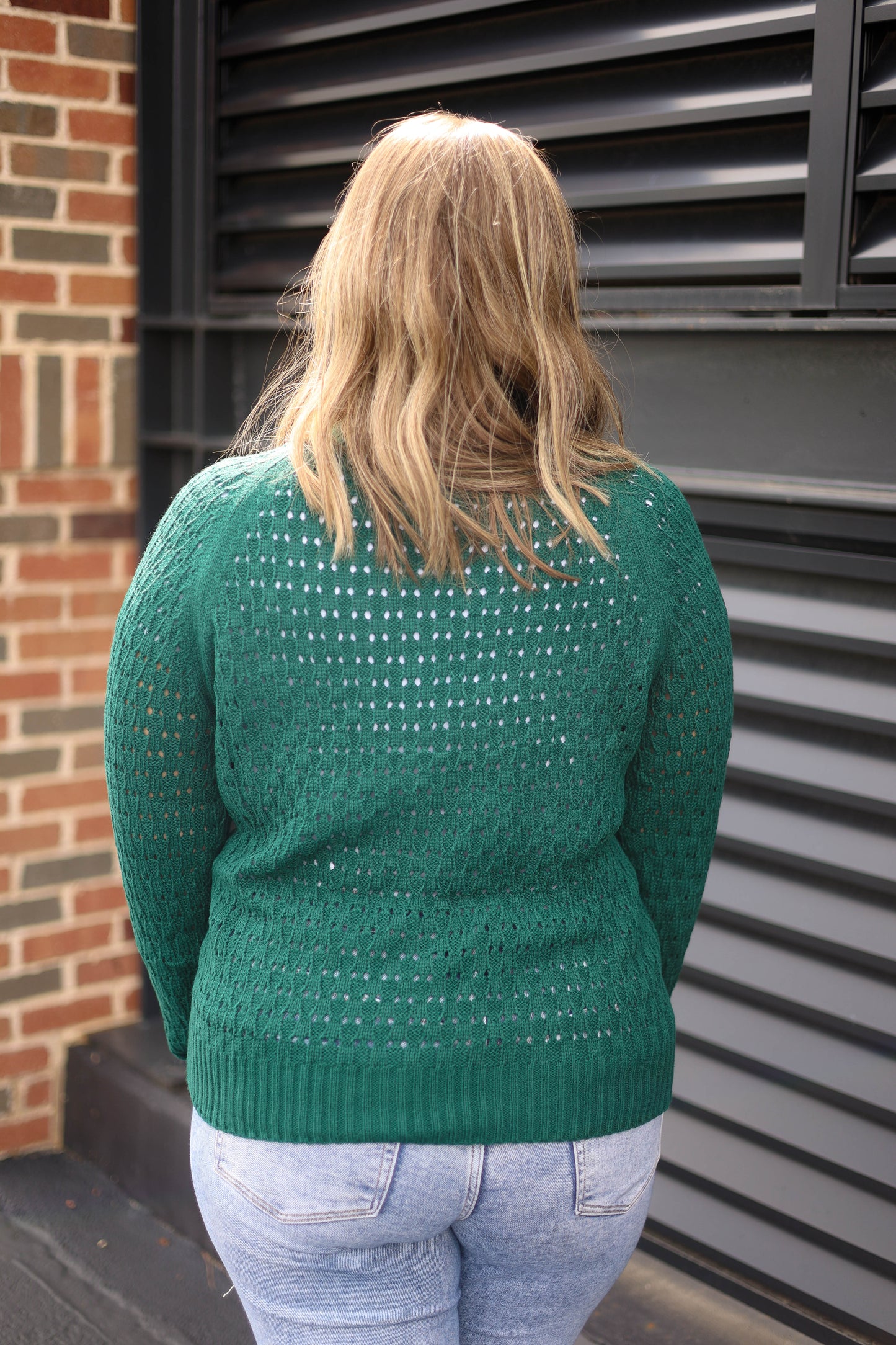 Alpine Escape Cardigan [hunter green]