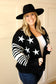 Shine Your Light Cardigan [black/white]