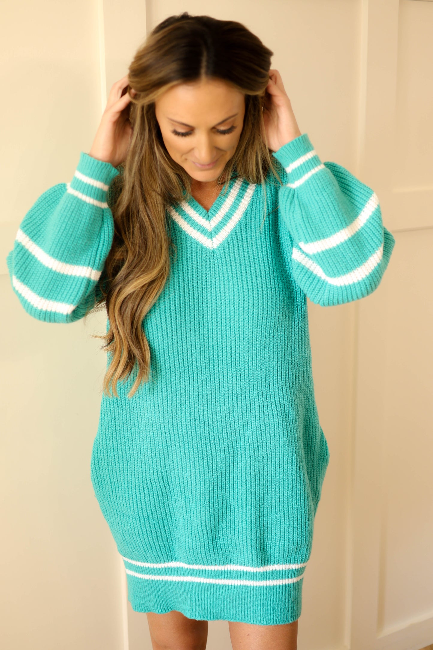 Dreamy Days Sweater Dress [jade]