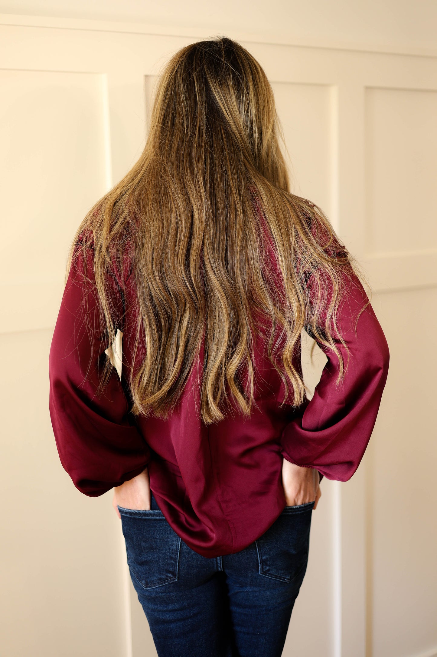 Country Roots Blouse [burgundy]