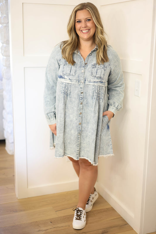 Somebody's Problem Dress [denim]