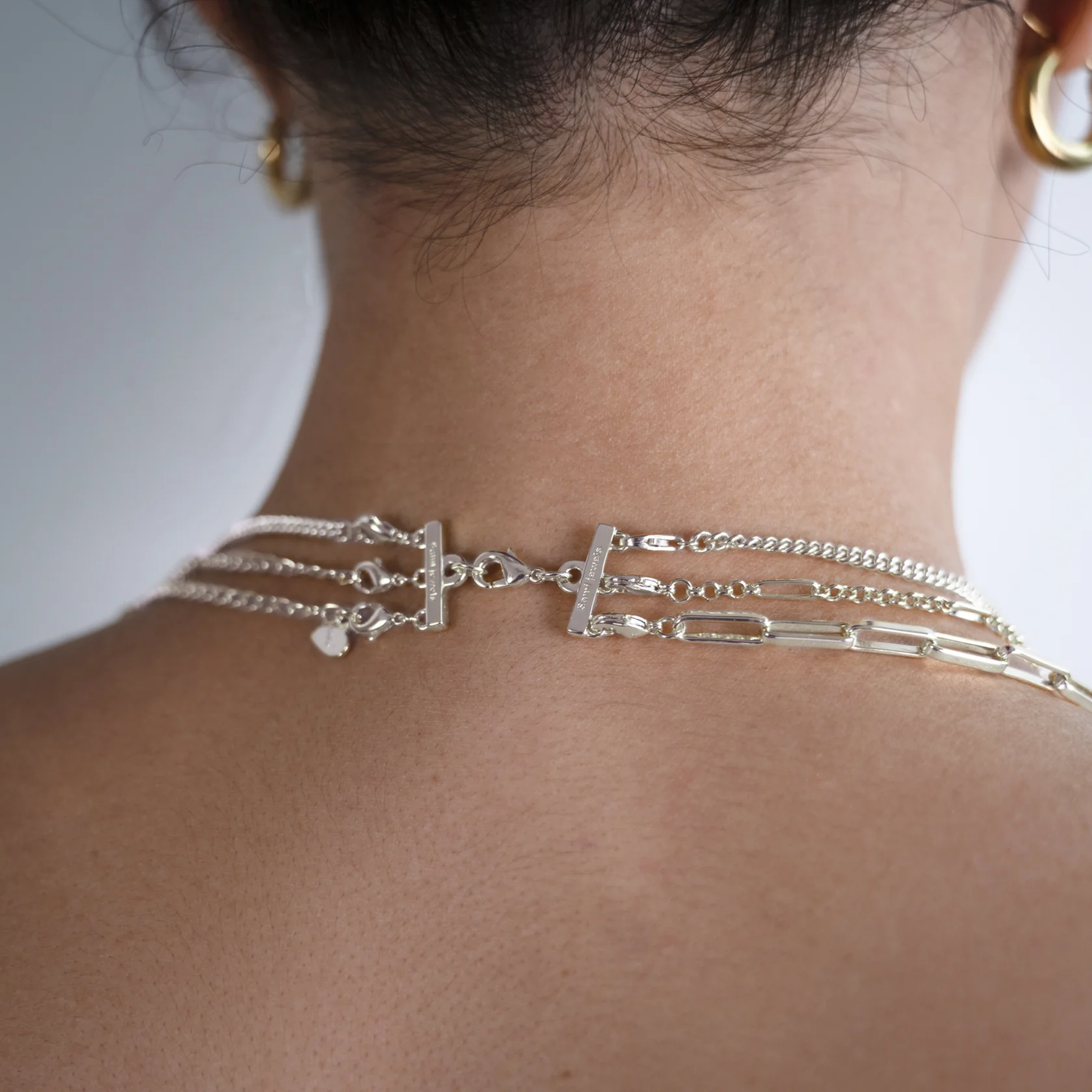 Necklace Layering Clasp [silver]