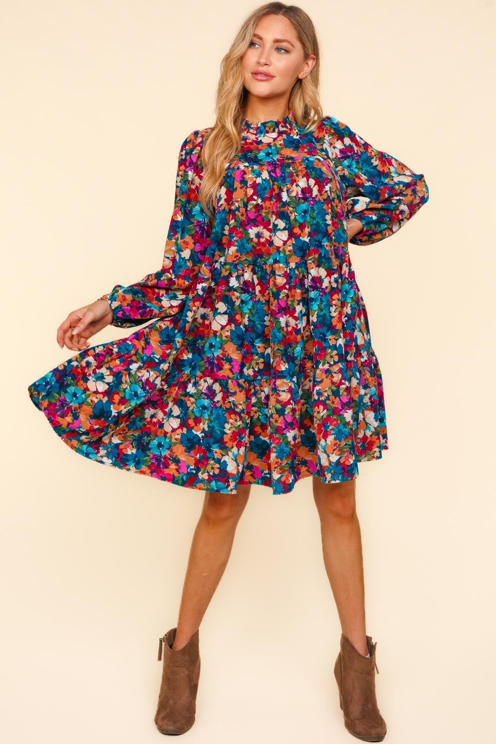 Floral Dress for Days [teal]