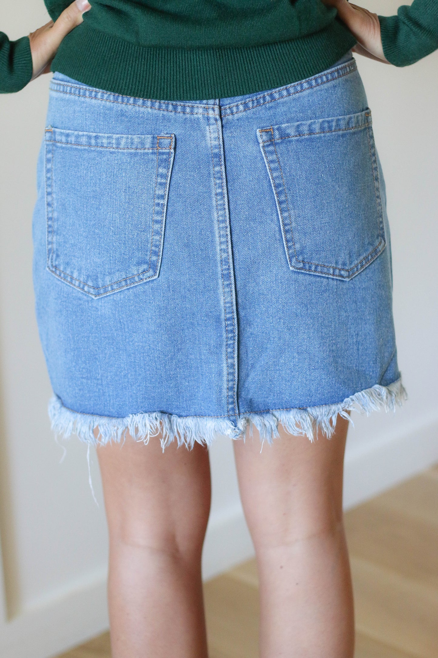 Skyline Miniskirt [denim]