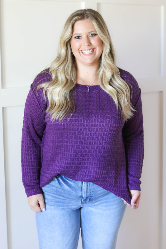 Sweet Bliss Sweater [plum]