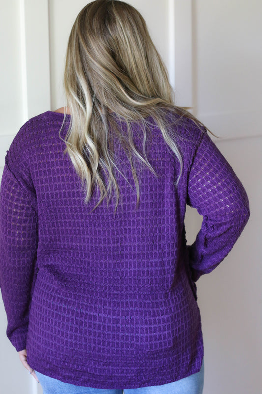 Sweet Bliss Sweater [plum]