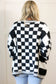 Checkered Cardigan [black]