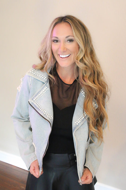 Denim & Rhinestones Jacket