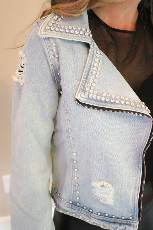 Denim & Rhinestones Jacket