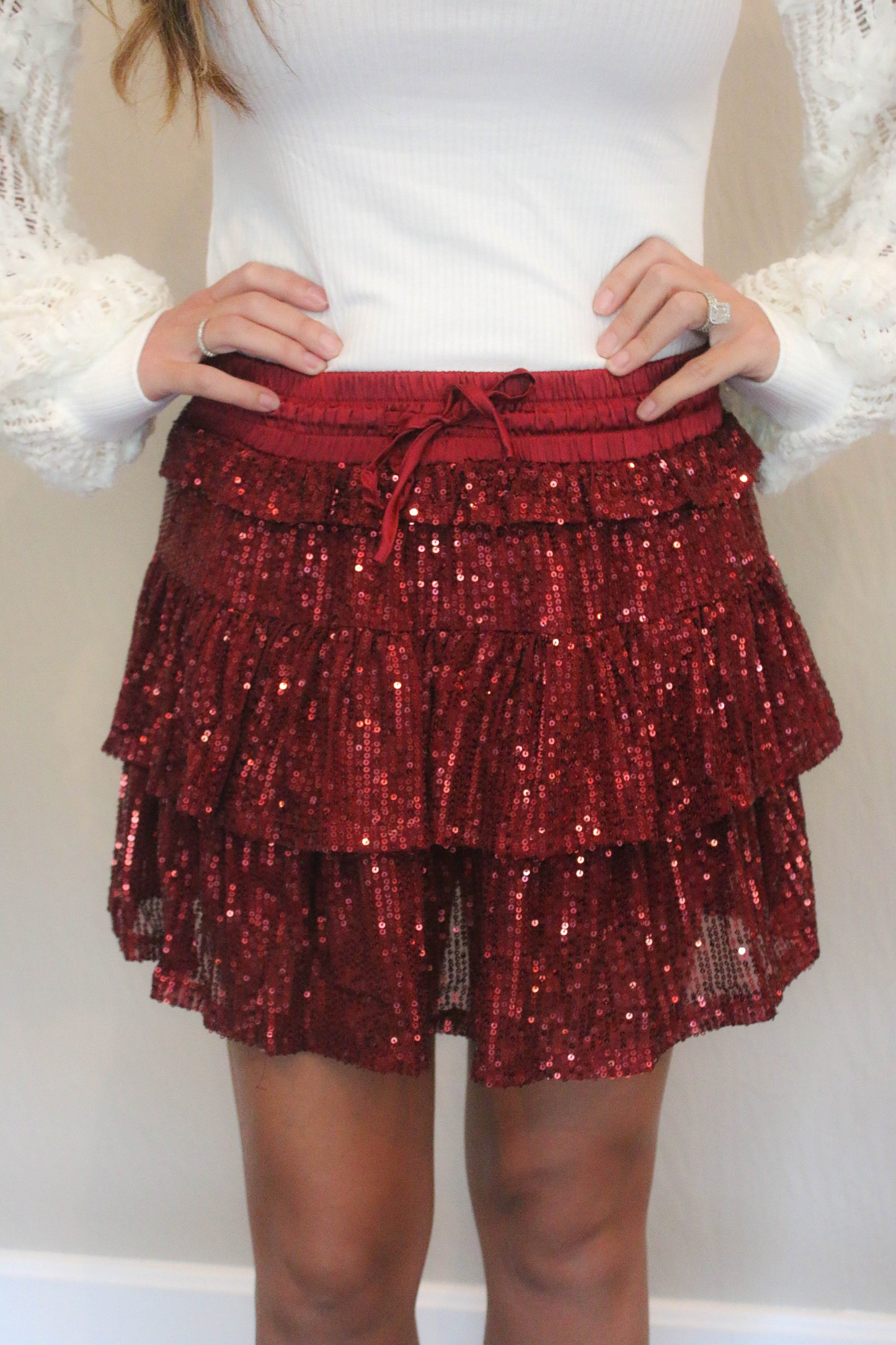 You're a Star Skort [burgundy]