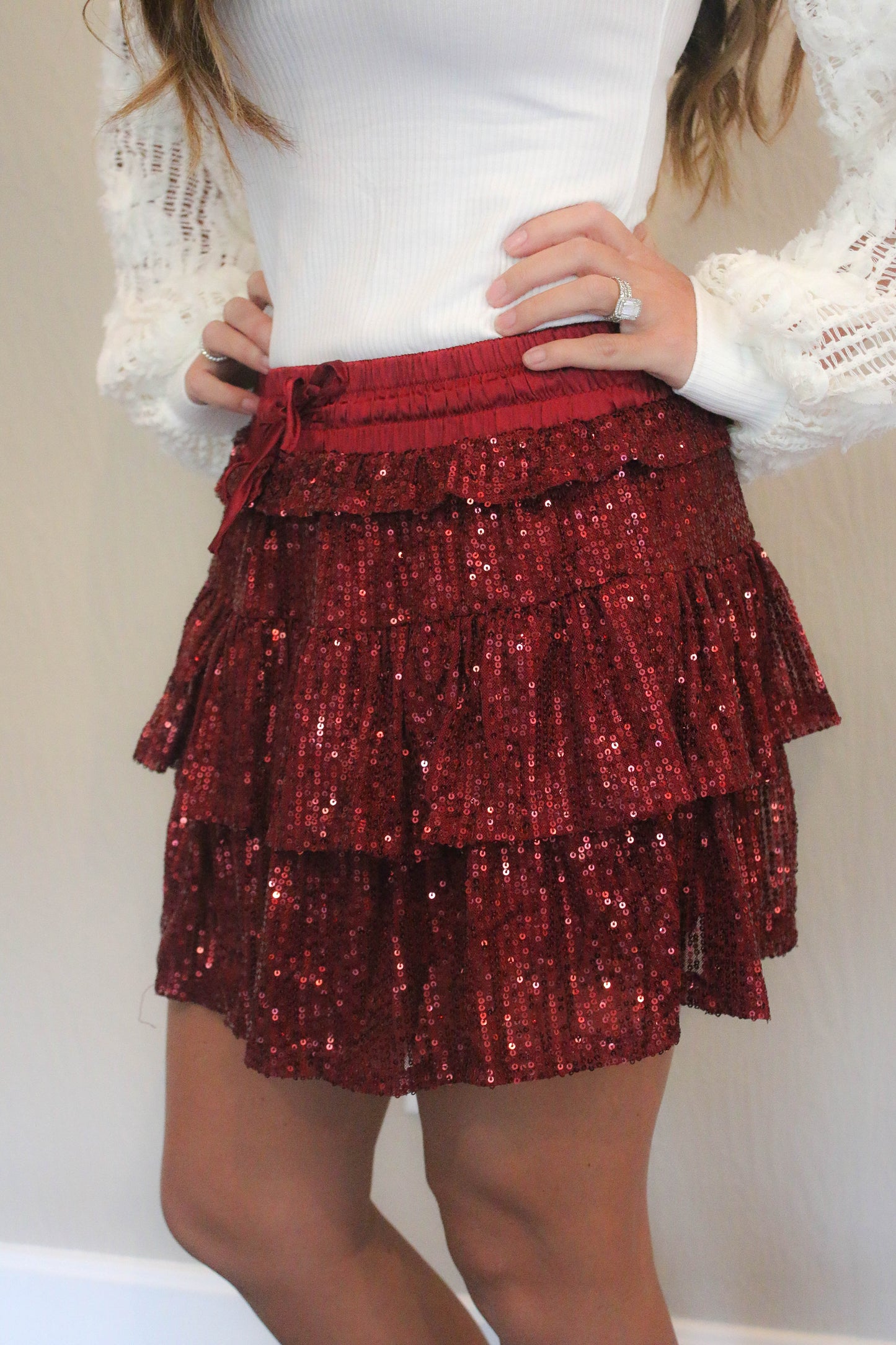 You're a Star Skort [burgundy]