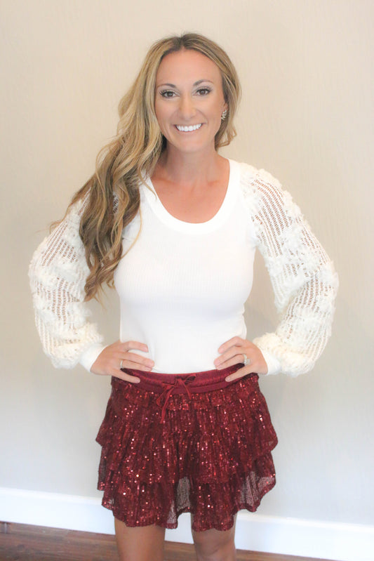 You're a Star Skort [burgundy]