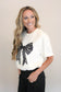 Bow-tastic Oversided Tee [ivory]