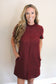 Fall Festival Dress [burgundy]