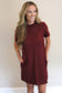 Fall Festival Dress [burgundy]