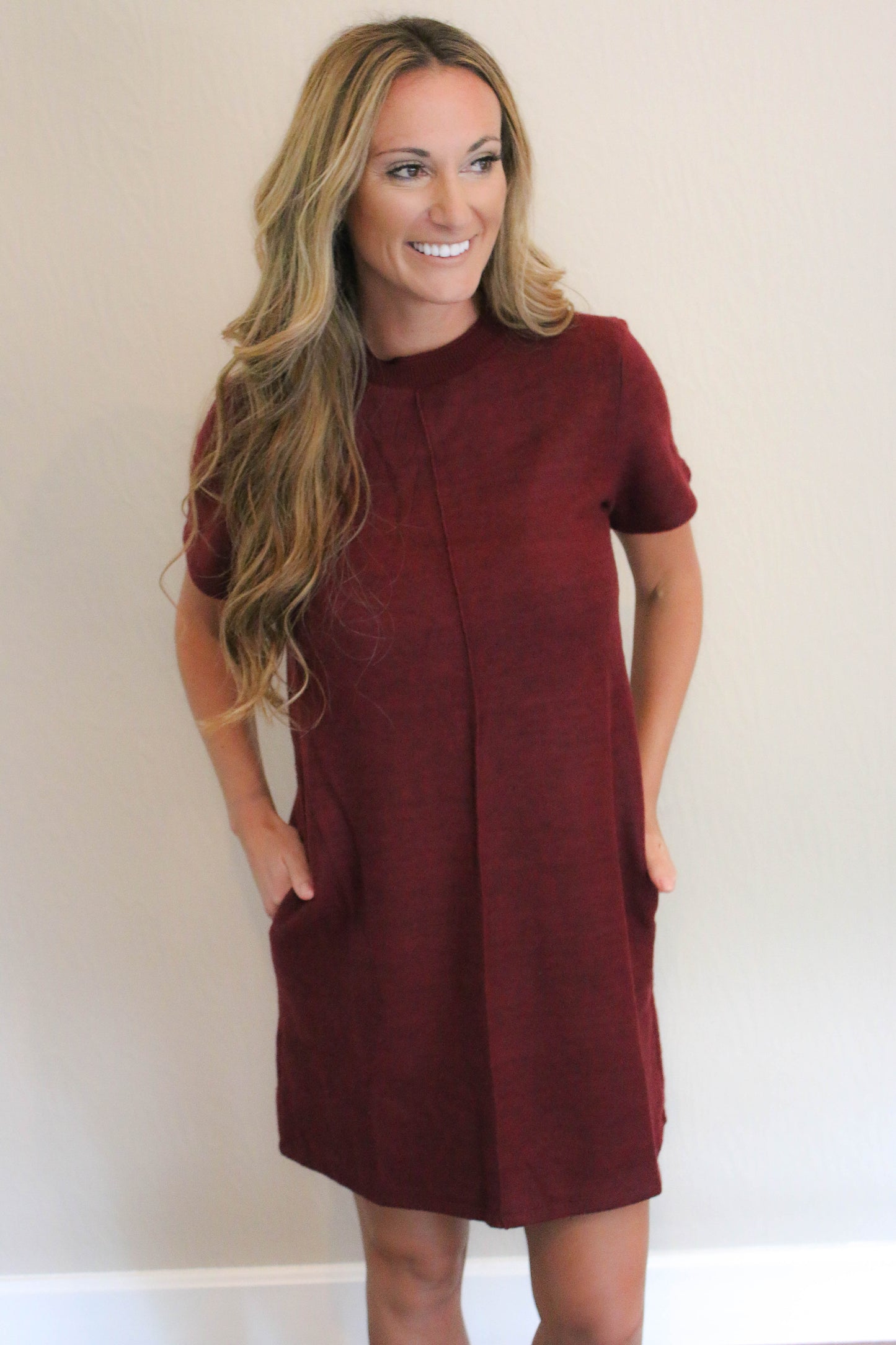 Fall Festival Dress [burgundy]