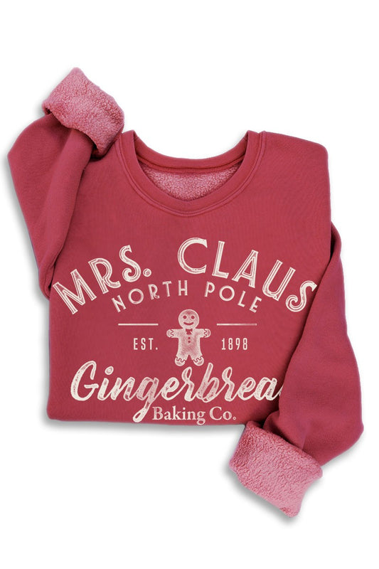 Mrs Claus Mineral Sweatshirt [mineral scarlett]