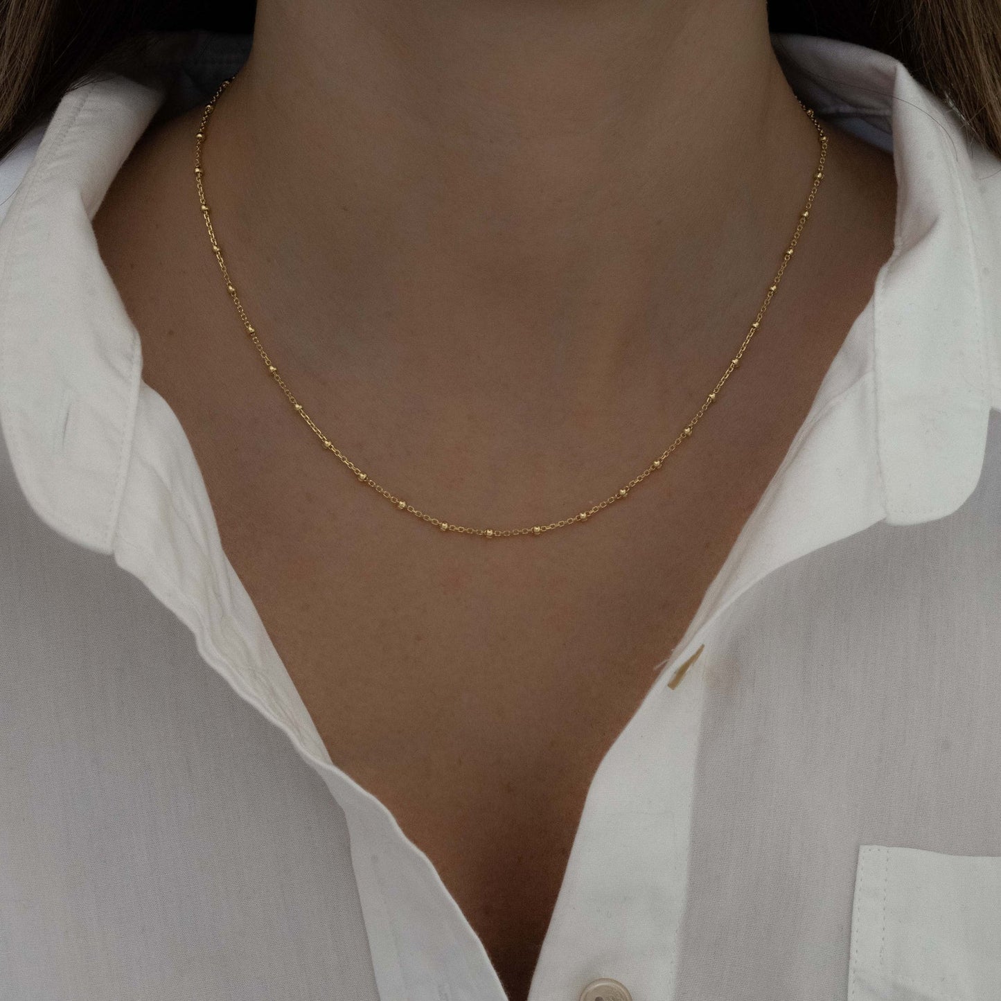 OMG Beads Necklace [gold]