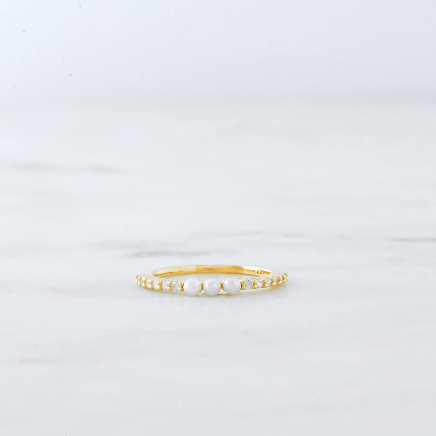 Pearly Pearl Ring [gold]