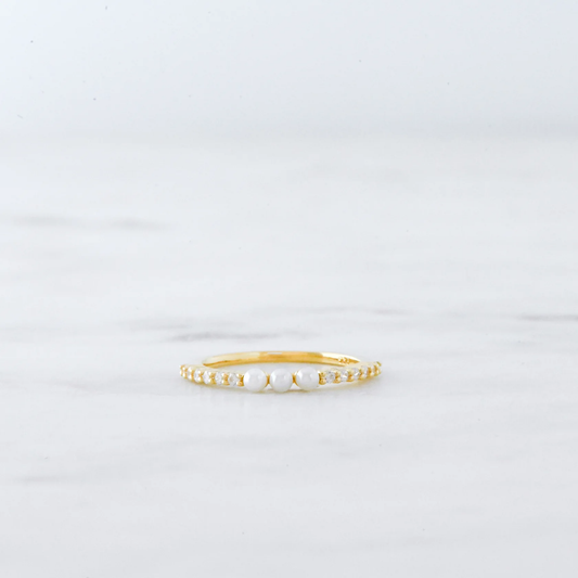 Pearly Pearl Ring [gold]