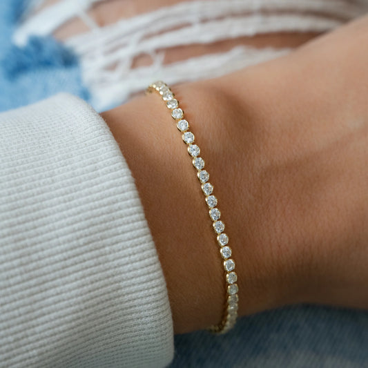 Radiance Tennis Bracelet [gold]