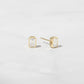 Glimmering Emeralds Stud Earrings [gold]